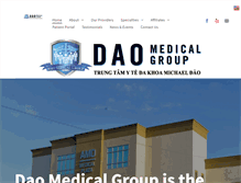 Tablet Screenshot of daomedicalgroup.com